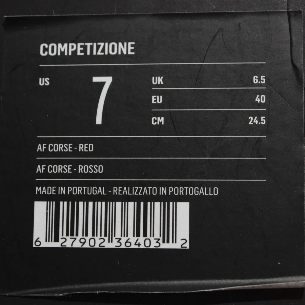 Piloti NWB Competizione AF Corse Driving Sneakers Size 7 US in Red Leather